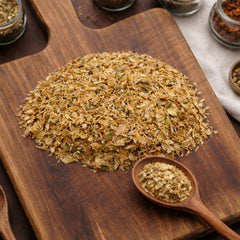 Whole dried Acacia Flower blossoms for culinary and decorative use.