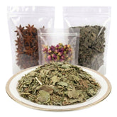 bilberry leaves cut and sifted dried herbal tea ingredient mild botanical
