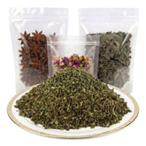 blackberry leaves cut and sifted dried herbal tea ingredient mild botanical