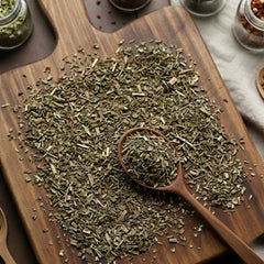 Dry cut and sifted Borage herb (Borago officinalis) for traditional botanical infusions.