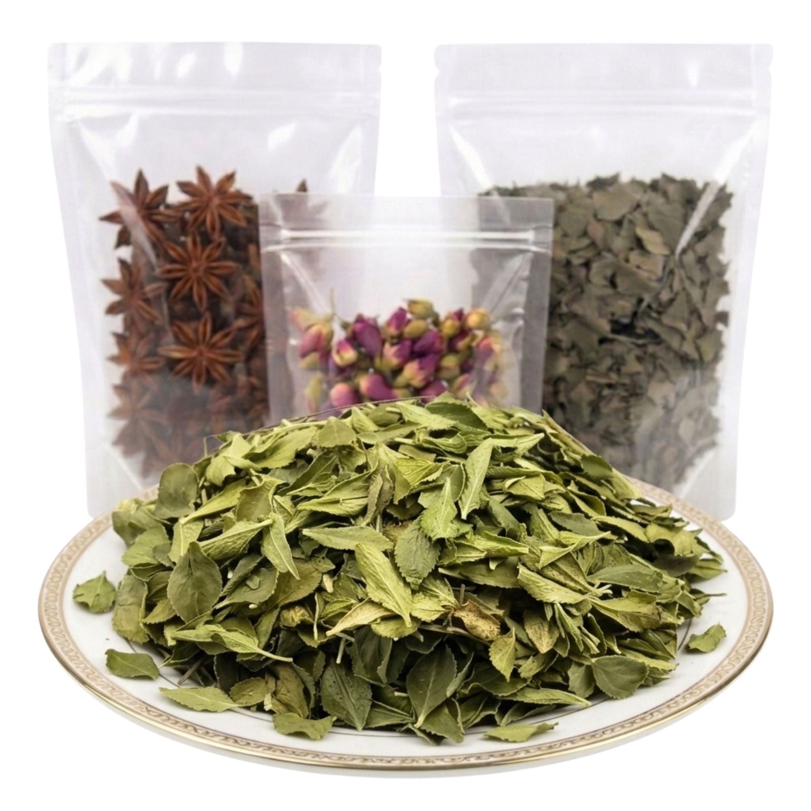 buchu leaves cut and sifted dried herbal tea ingredient aromatic botanical