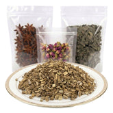 burdock root cut and sifted dried herbal tea ingredient earthy botanical