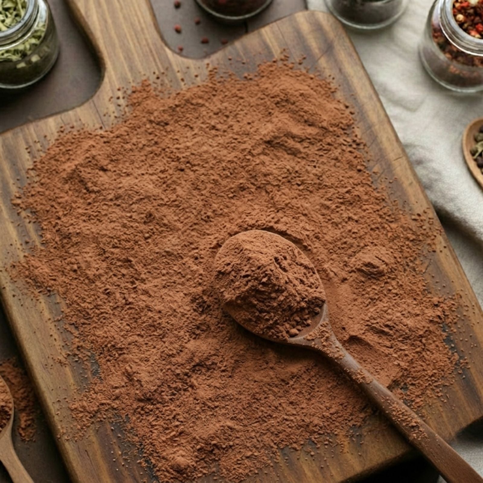 Finely milled Crampbark powder (Viburnum opulus) for traditional botanical applications.