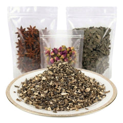 dandelion root cut and sifted dried herbal tea ingredient earthy botanical