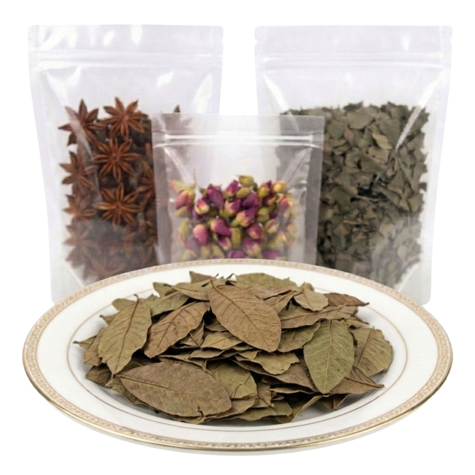 guava leaves cut and sifted dried herbal tea ingredient mild botanical