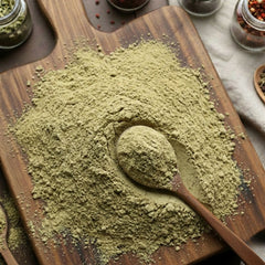 Pure Hadjod (Hadjora) powder (Cissus quadrangularis) for traditional Ayurvedic botanical use.