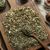 Motherwort herb (Leonurus cardiaca) for traditional botanical infusions and heritage wellness.