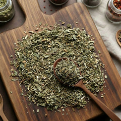 Mugwort herb (Artemisia vulgaris) for traditional dream tea and botanical infusions.