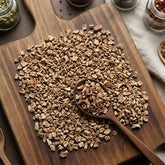 Orris root (Iris germanica) for traditional perfumery and botanical fixative use.