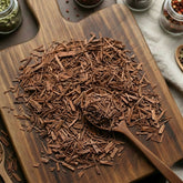 Pau D'Arco inner bark (Tabebuia impetiginosa) for traditional Amazonian botanical infusions.