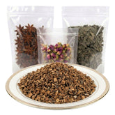 sassafras bark cut and sifted tree bark dried botanical ingredient earthy texture