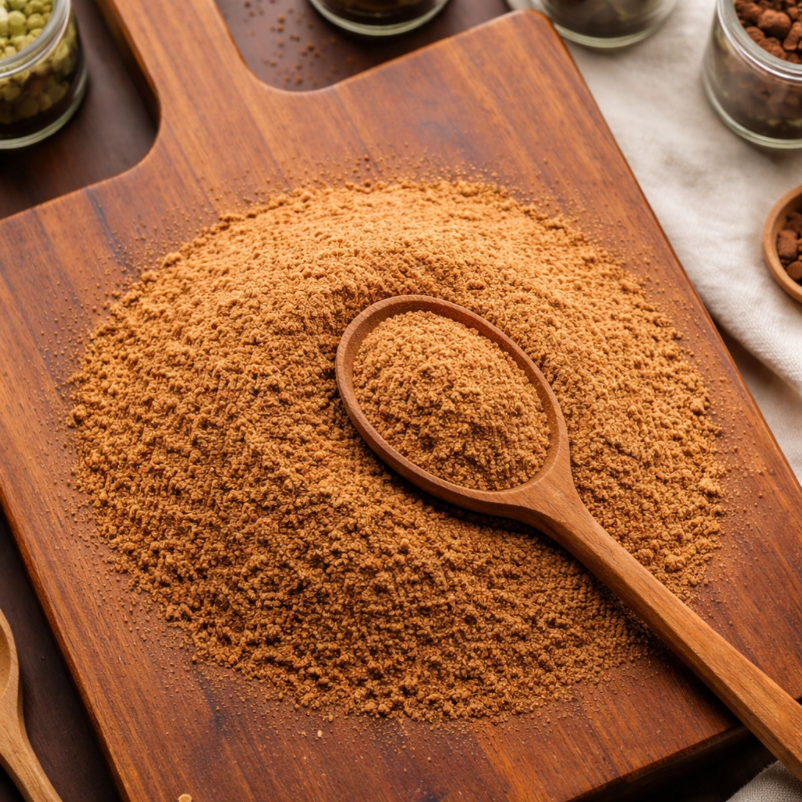 Fine brown Acacia Catechu Powder used for natural dyeing and traditional skincare – CanadaVitaLife