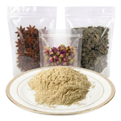 ashwagandha powder fine ground dried herbal ingredient earthy botanical