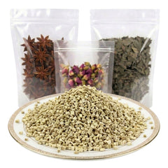 ashwagandha root cut and sifted dried herbal tea ingredient earthy botanical