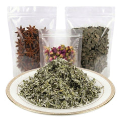 coltsfoot cut and sifted dried herbal tea ingredient mild botanical leaves