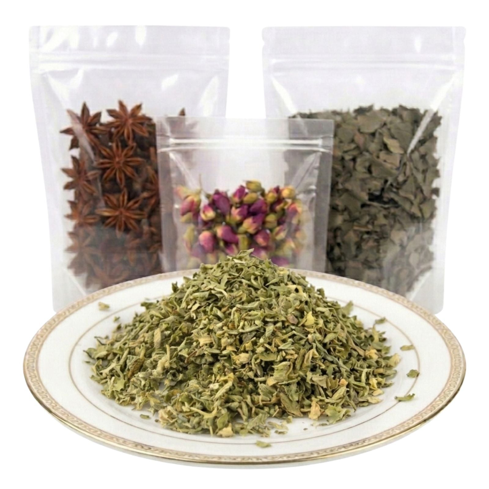 damiana leaves cut and sifted dried herbal tea ingredient mild botanical