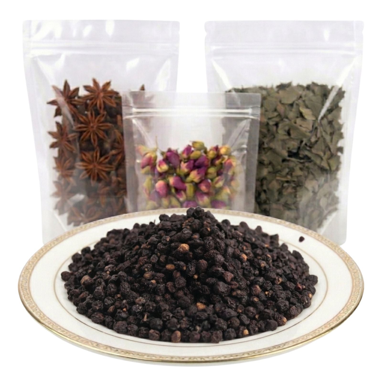 elderberry whole dried berries herbal tea ingredient rich fruity botanical