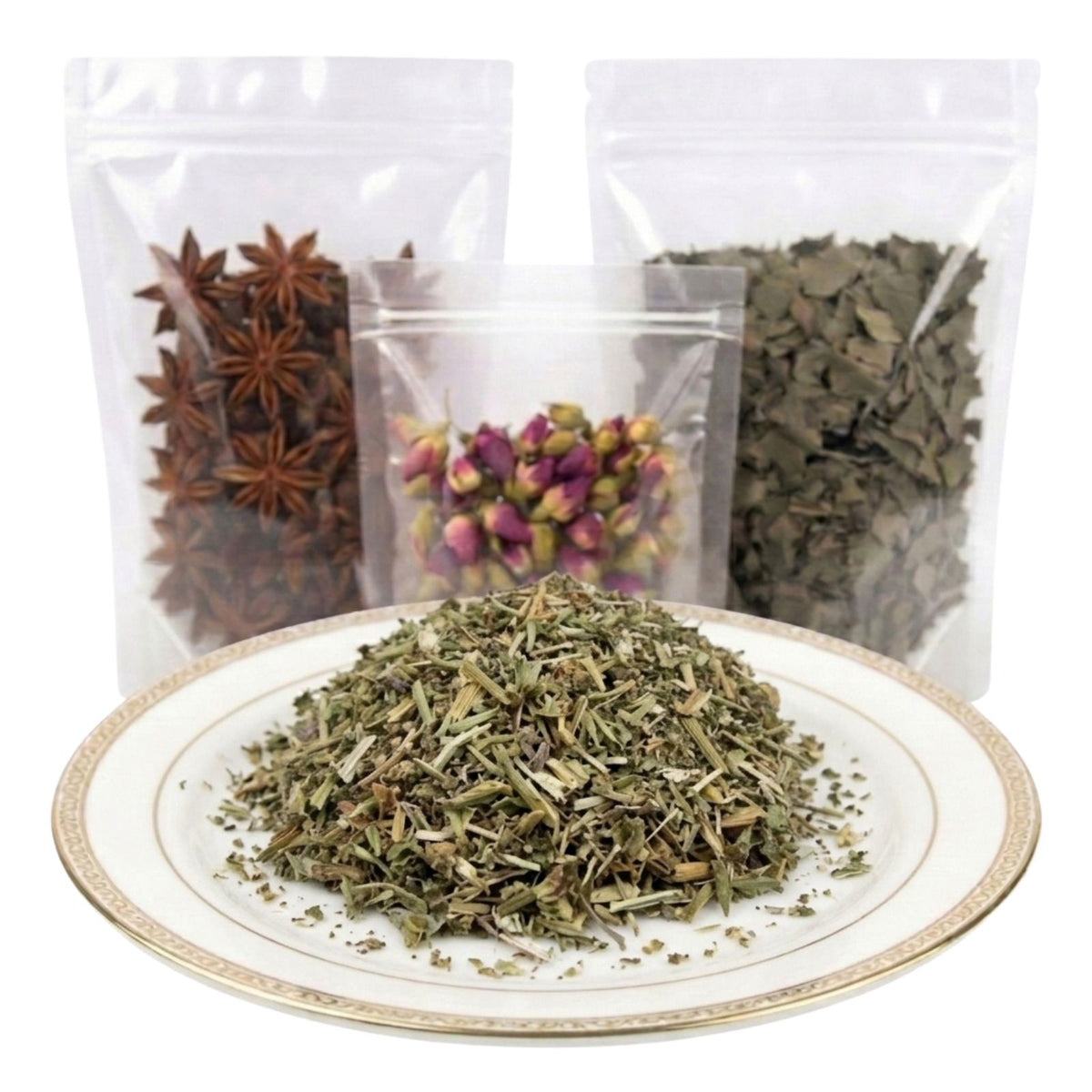 horehound cut and sifted dried herbal tea ingredient bitter botanical