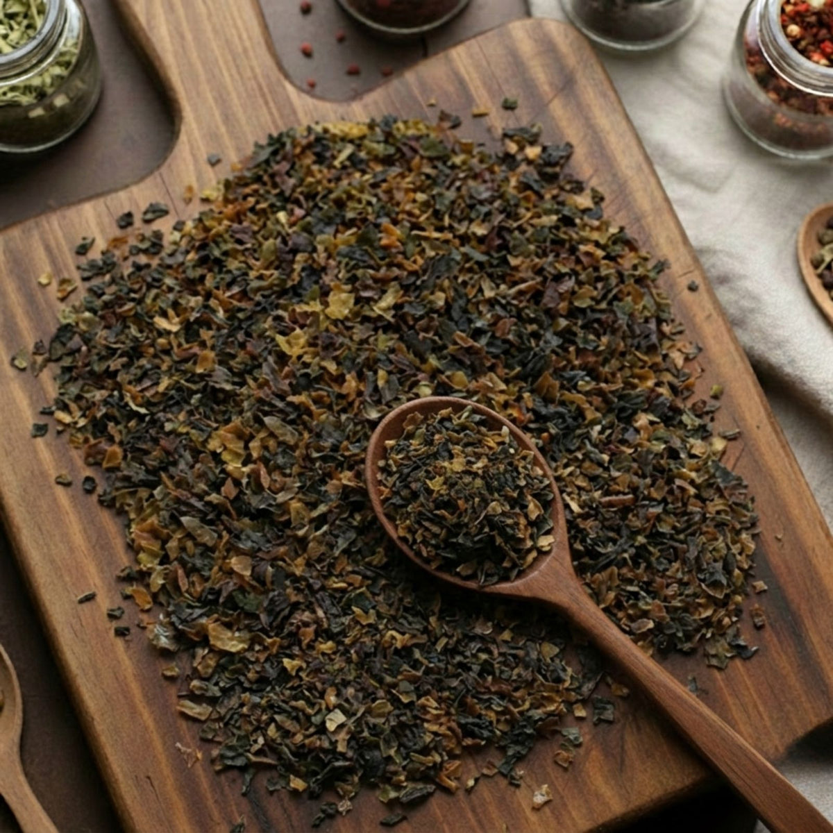 Irish Moss flakes (Chondrus crispus) for traditional sea moss gel and culinary use.