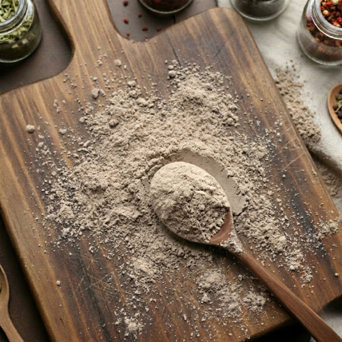 Finely milled Irish Moss powder (Chondrus crispus) for sea moss gel and nutritional smoothies.