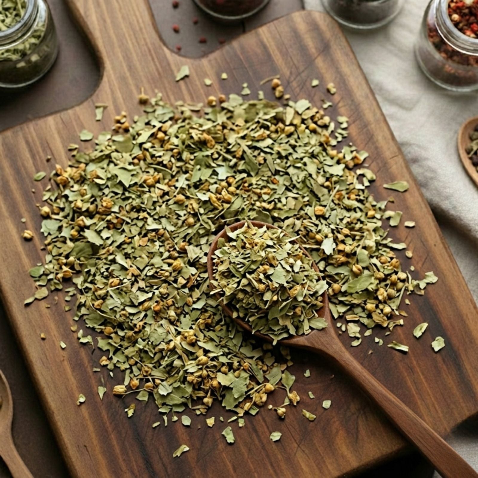 Linden leaves and flowers (Tilia europaea) for traditional floral botanical infusions.