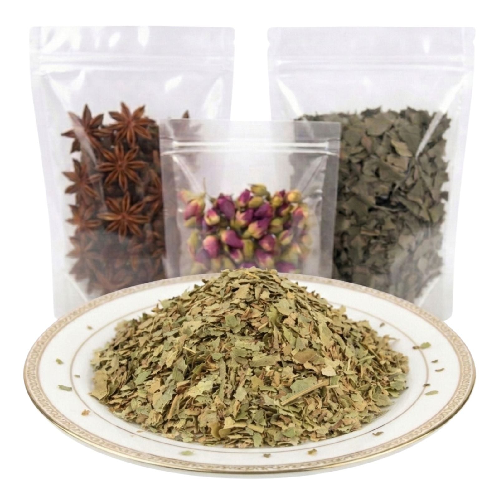 linden leaves cut and sifted dried herbal tea ingredient mild botanical