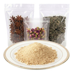 lions mane mushroom powder fine ground dried culinary ingredient earthy texture