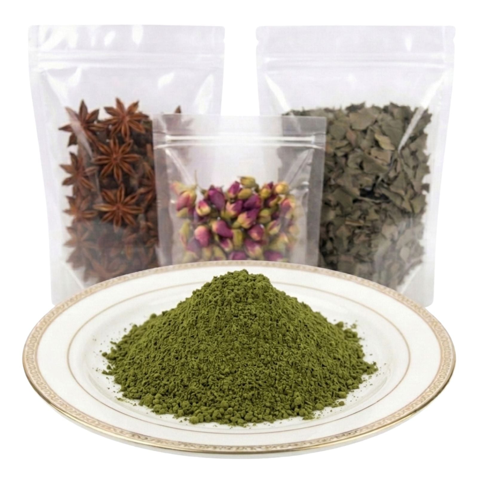 neem leaves powder fine ground dried botanical ingredient bitter texture