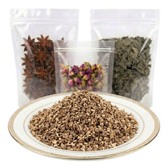 orris root cut and sifted dried botanical ingredient aromatic floral earthy