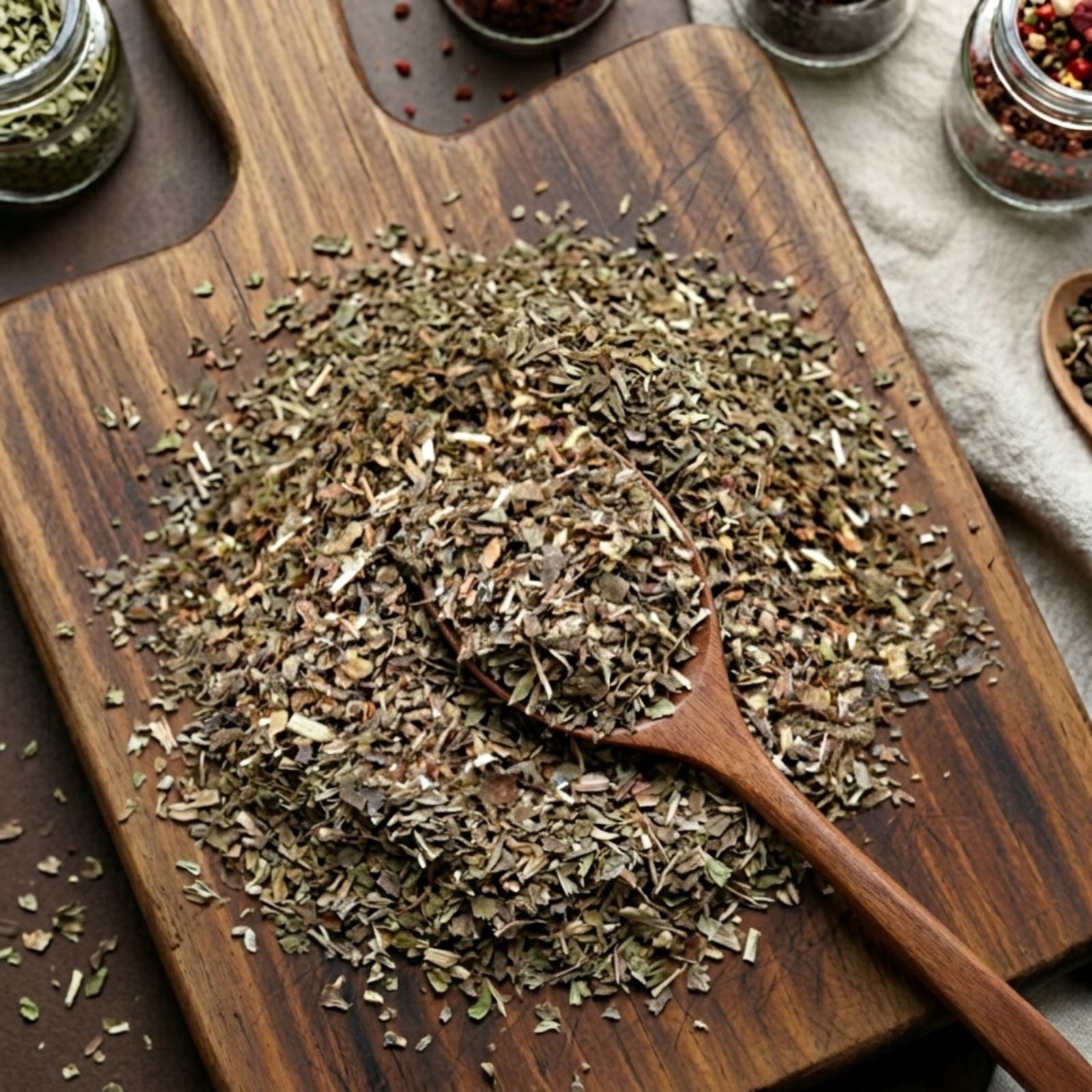 Dry cut and sifted Pennyroyal herb (Mentha pulegium) for traditional botanical and aromatic use.