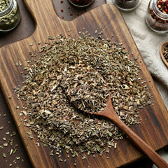 Dry cut and sifted Pennyroyal herb (Mentha pulegium) for traditional botanical and aromatic use.