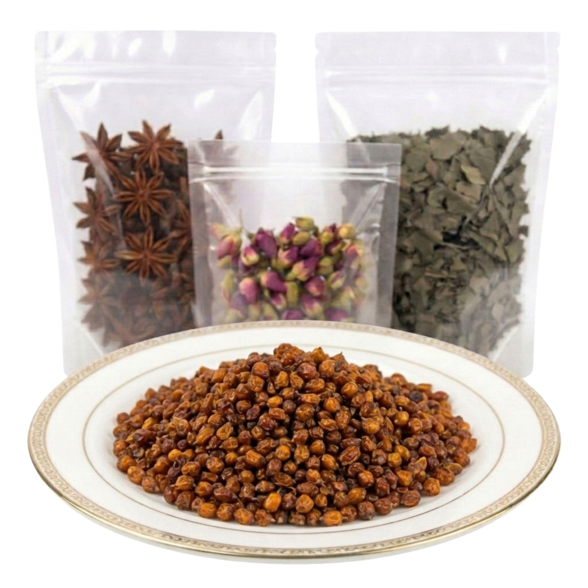 sea buckthorn berries whole dried fruit herbal tea ingredient tart fruity botanical
