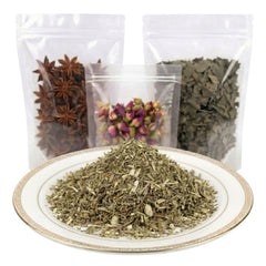 wormwood herb cut and sifted dried botanical ingredient bitter texture