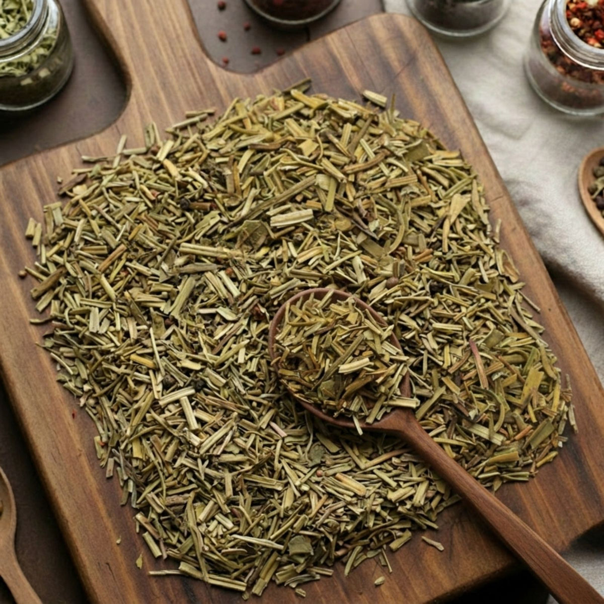 Yerba Santa herb (Eriodictyon glutinosum) for traditional respiratory botanical infusions.