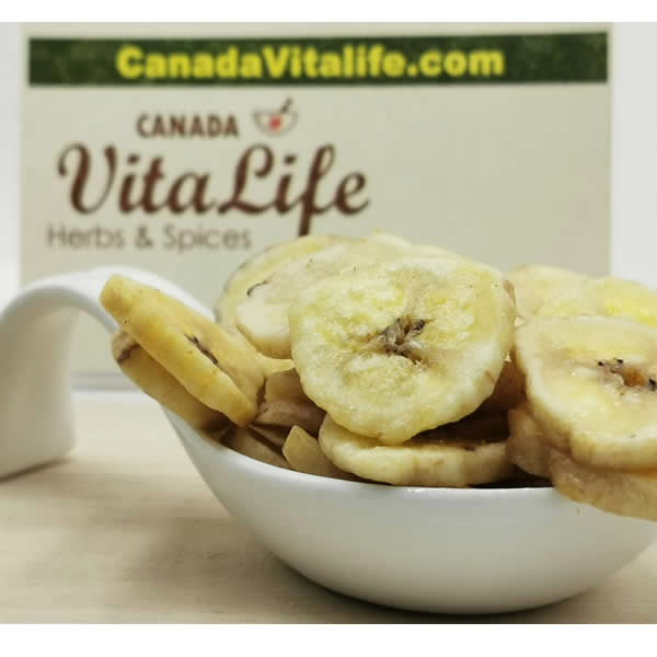 Organic Sweetened Banana Chips | CanadaVitaLife.com